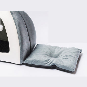 Rabbit Ear Plush Pet Bed