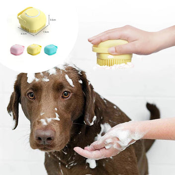 Silicone Dog Bath & Massage Brush